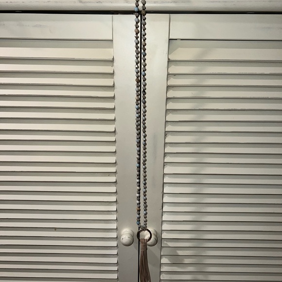 Bohemian Beaded Tassel Necklace - Picture 2 of 3